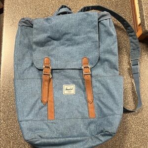 Herschel Supply Company denim  and Tan Backpack